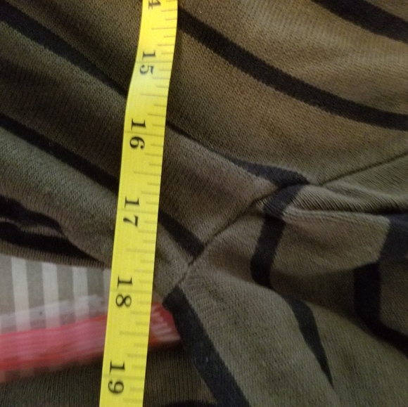 Nina Leonard striped elbow sleeve sweater dress - Picture 8 of 8